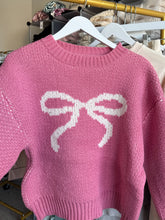 Load image into Gallery viewer, Ribbon Pullover Knit Sweater - Pink
