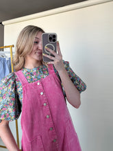 Load image into Gallery viewer, Pink Skies Overalls Romper
