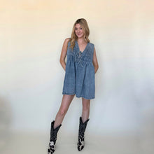 Load image into Gallery viewer, Miss Me More Denim Romper
