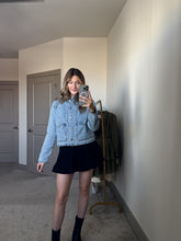 Load image into Gallery viewer, Scallop Edge Denim Jacket
