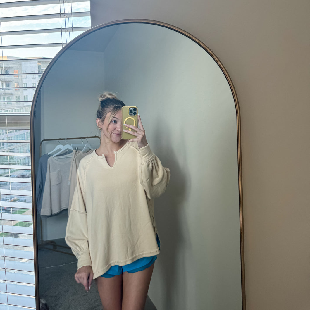 Buttercream Oversized Pullover