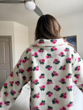 Load image into Gallery viewer, Pink Petals Sherpa Pullover
