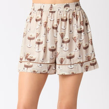 Load image into Gallery viewer, Espresso Martini, Please! Pajama Set Shorts
