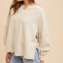 Load image into Gallery viewer, Buttercream Oversized Pullover
