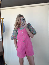 Load image into Gallery viewer, Pink Skies Overalls Romper
