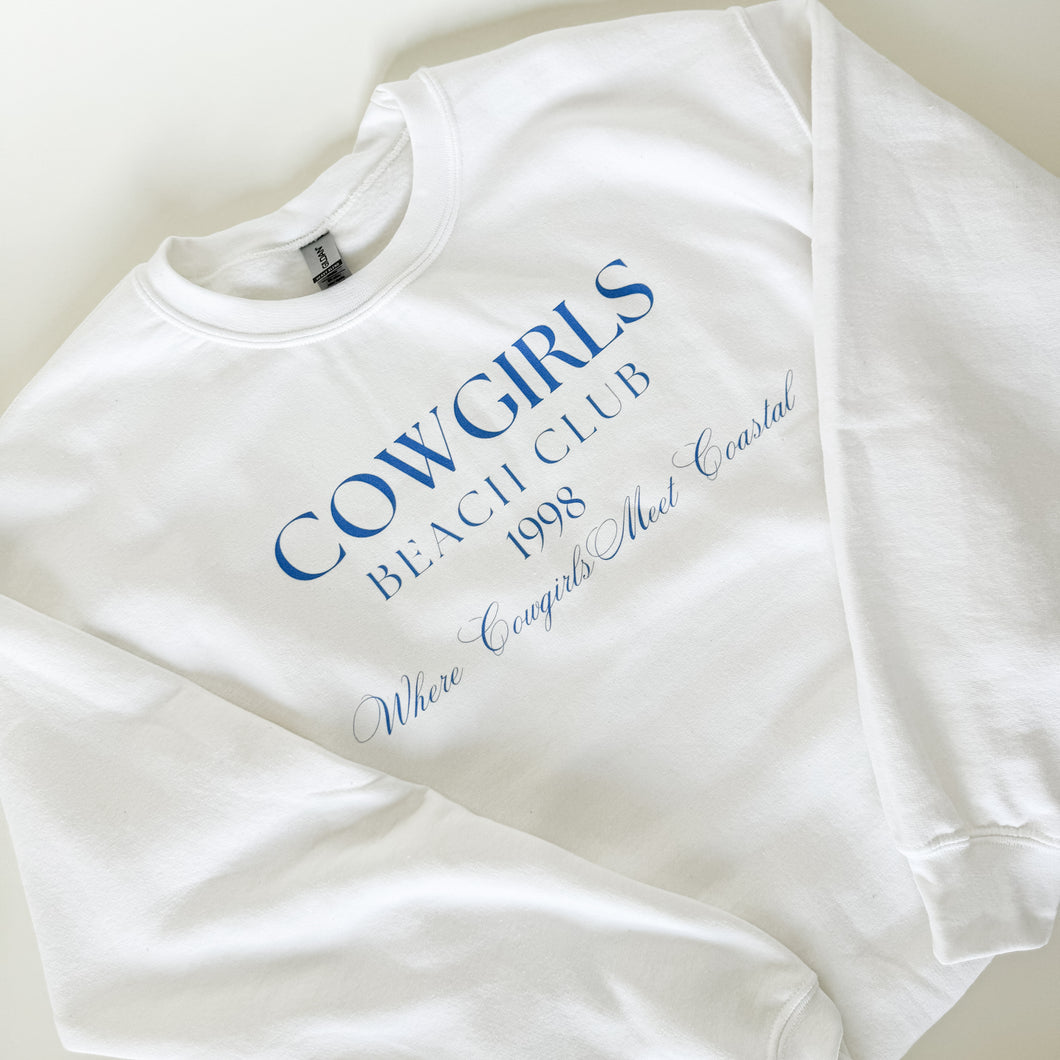 Cowgirls Beach Club Crewneck