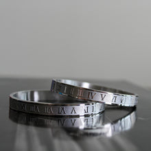 Load image into Gallery viewer, The Roman Numeral Bangle Bracelet
